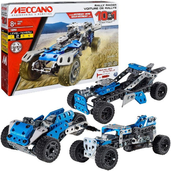 Meccano Ensemble de Construction - 10 en 1 - Rallye Racer