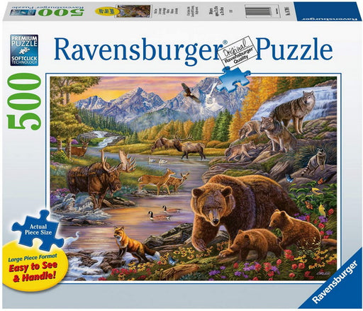 Puzzle 300 pièces XXL : Le monde sauvage - Ravensburger - Rue des Puzzles