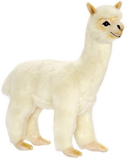 Peluche Alpaga blanc 35cm