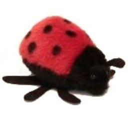 Peluche coccinelle 9cm