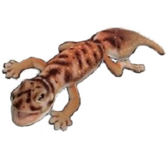 Peluche Gecko brun 25cm