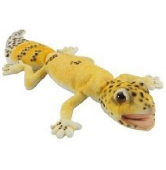 Peluche Gecko jaune 25cm