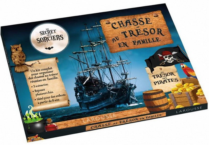 Chasse au trésor en famille : le trésors des pirates, le secret des sorciers Cof. N. éd.