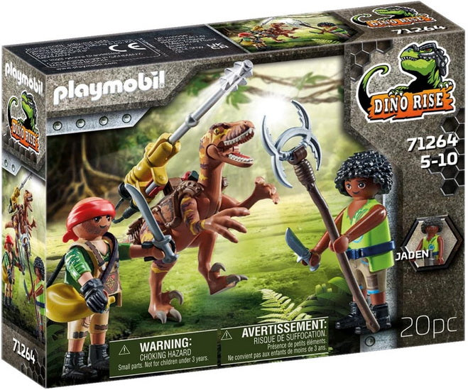 Deinonychus et guerriers