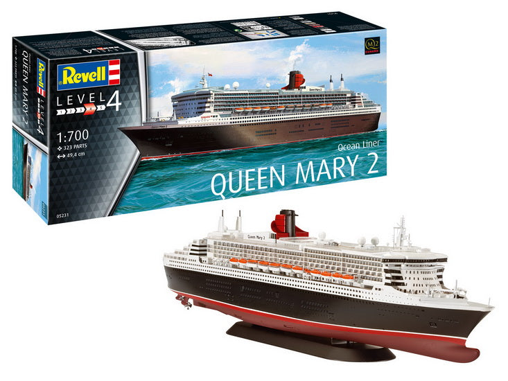 Paquebot Queen Mary 2 1/700