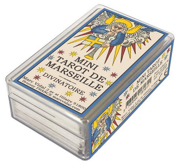 Mini Tarot de Marseille version anglaise, jeu de société magique