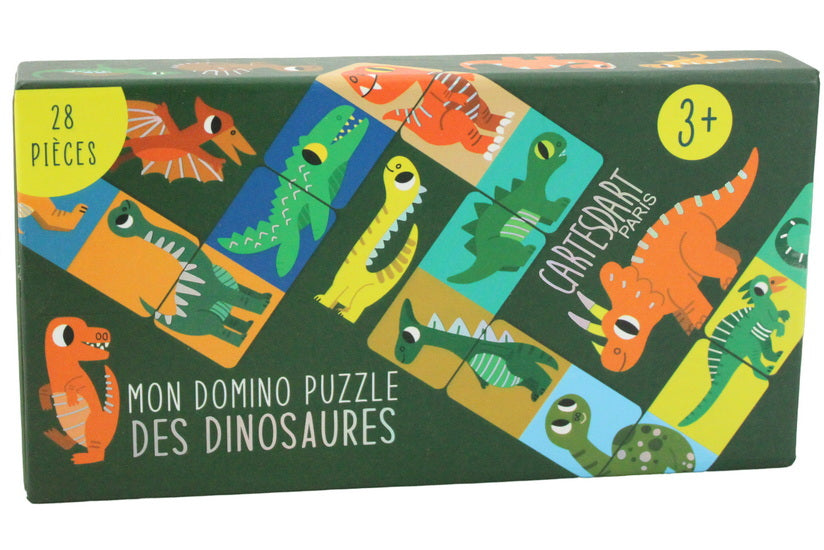 Mon domino puzzle des dinosaures