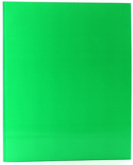 Duo-tang carton laminé avec pochettes vert