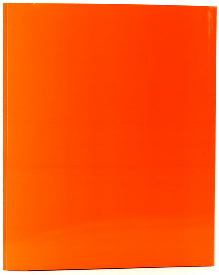 Duo-tang carton laminé avec pochettes orange