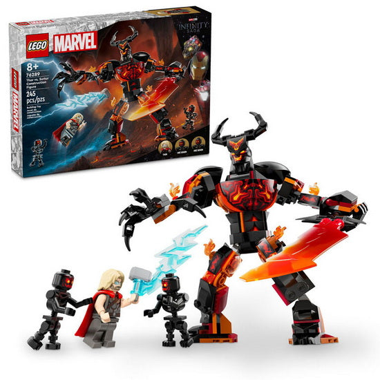 Figurine de construction Thor contre Surtur