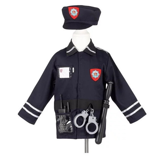 Ens. de policier et accessoires 4-7 ans