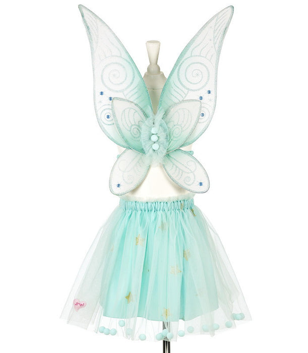 Jupe et ailes Angelina vert menthe 3-5 ans