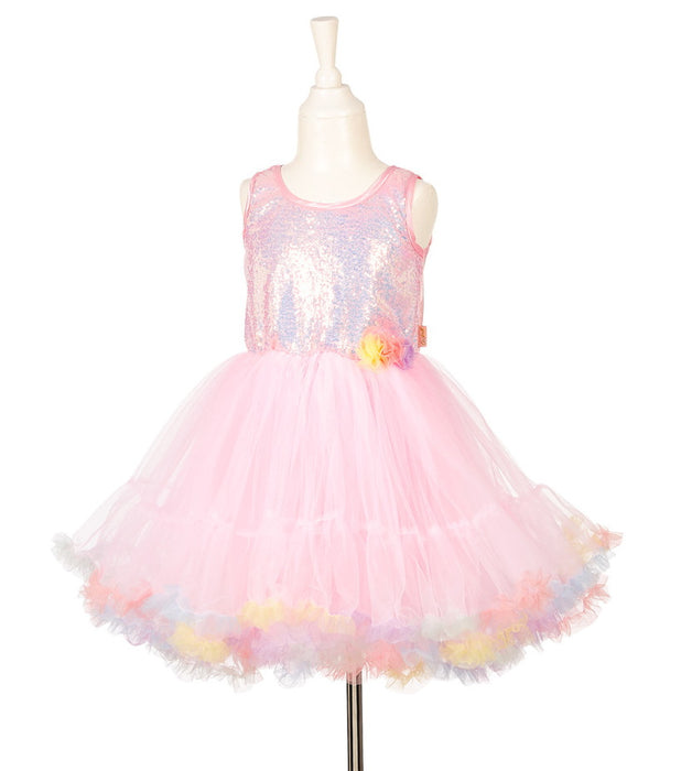 Robe rose Jocelyne 5-7 ans