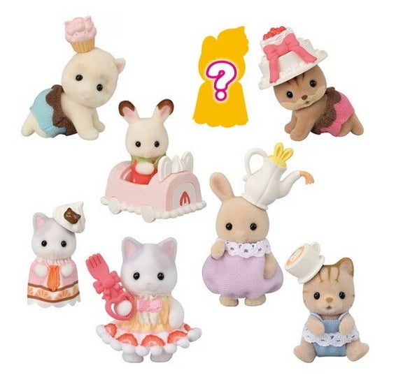 Figurine surprise Série Baby Cake Party 8AS