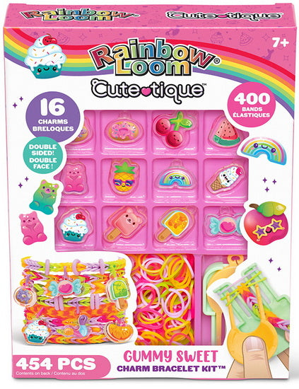 Bandes élastiques coffret Cutetique Gummy Rainbow Loom