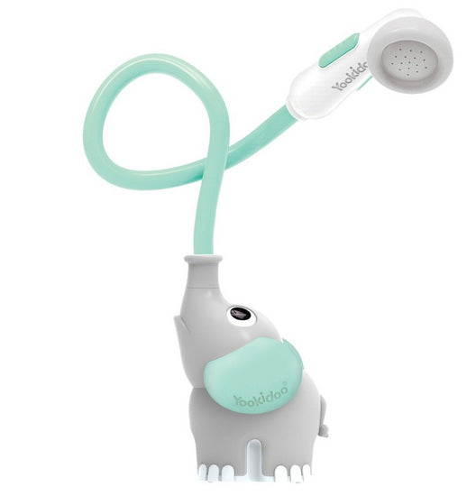 Douche éléphant pour bébé turquoise